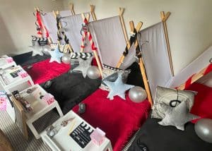 Movie
  Themed Childrens Sleepover Party    